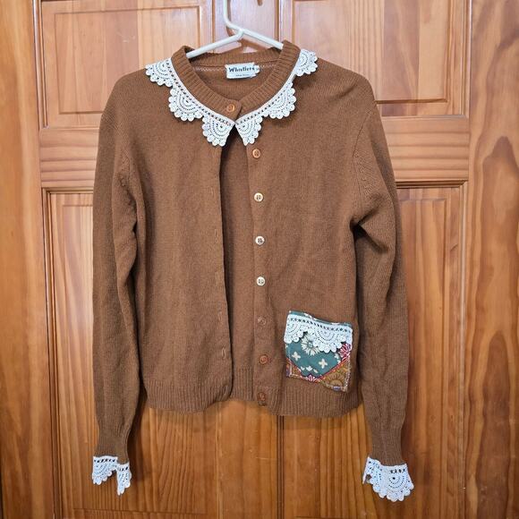 Sweaters - VINTAGE Whistler's 100% Wool Cardigan Size 38